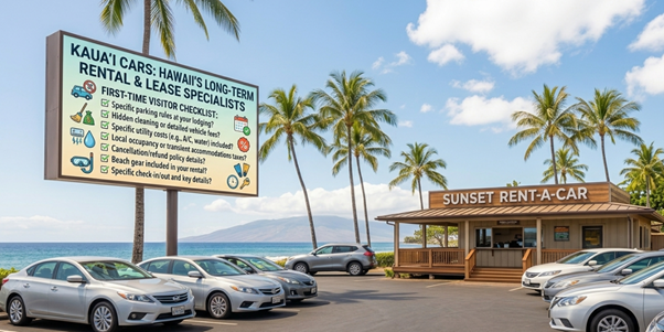 Hawaii car rental agreement for first-time visitors