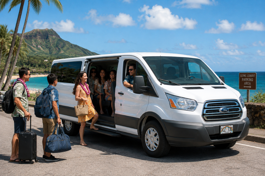 12 Passenger Van Rental Oahu